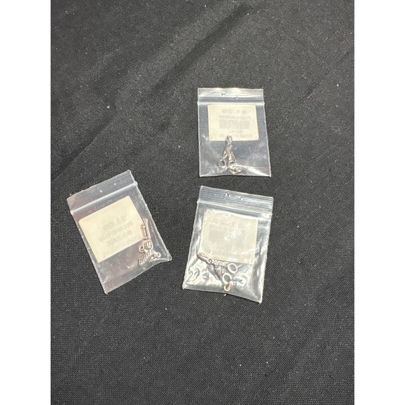 Jewelry - 3pc  Silver Tone‎ Metal Charms